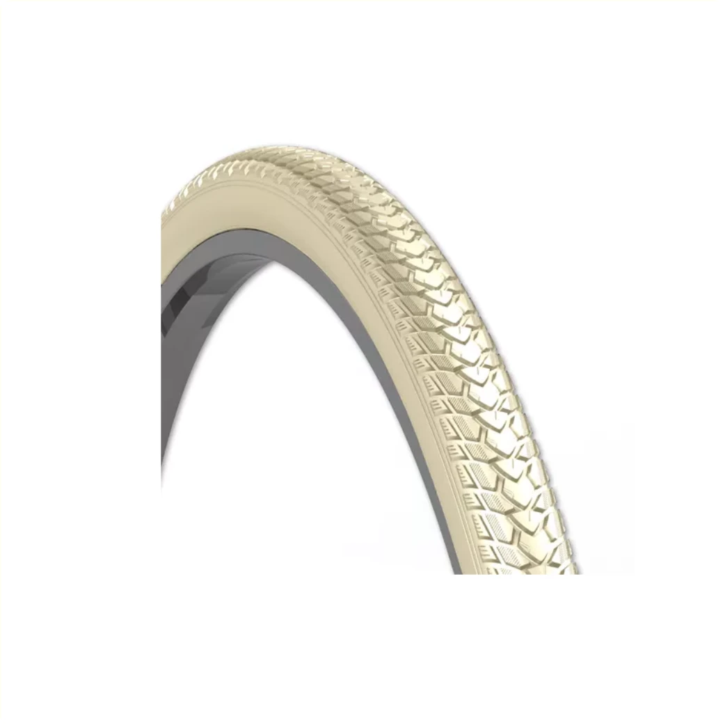 Buitenband: Rexway Shopper (3,5mm anti-lek) Kleur: creme met reflectie Maat: 28x1.75 ETRTO 47-622 - AE-trading