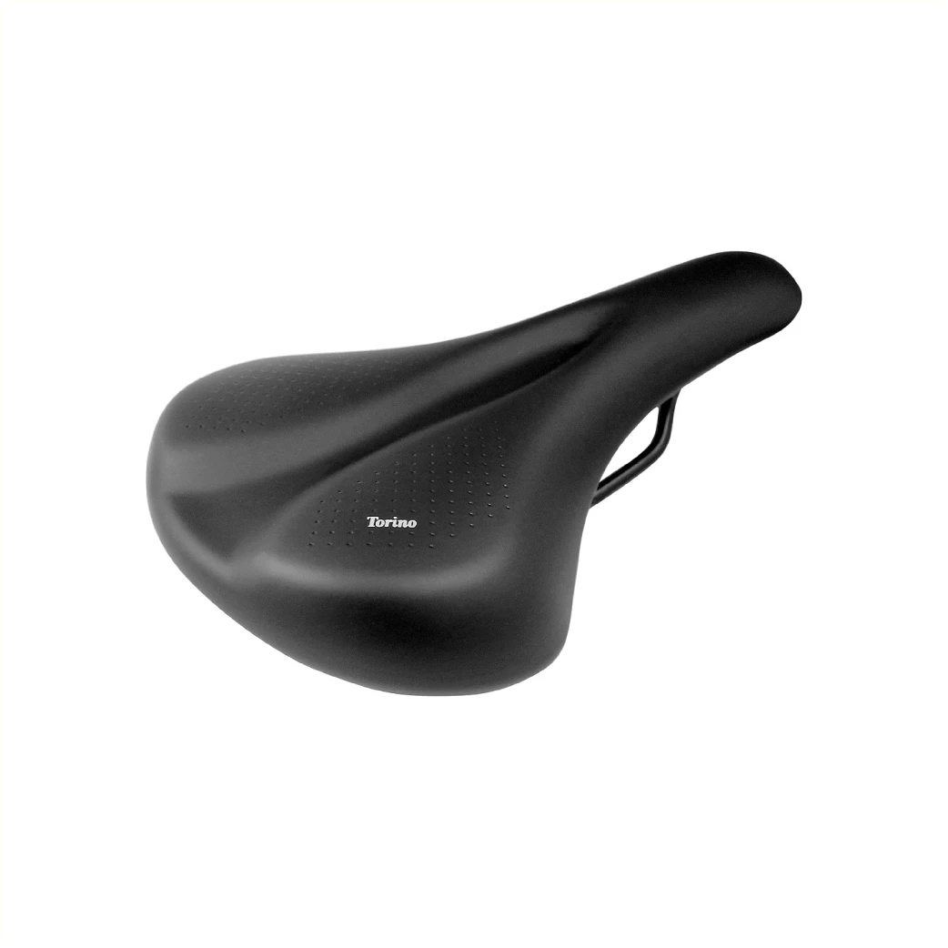 Selle San Remo Torino Sport/trekking zadel, vacuüm technology, zwart (werkplaatsverpakking) - AE-trading