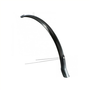 Eurofender Snello voorspatbord 28" 51mm breed, kleur: zwart, kunststof - AE-trading