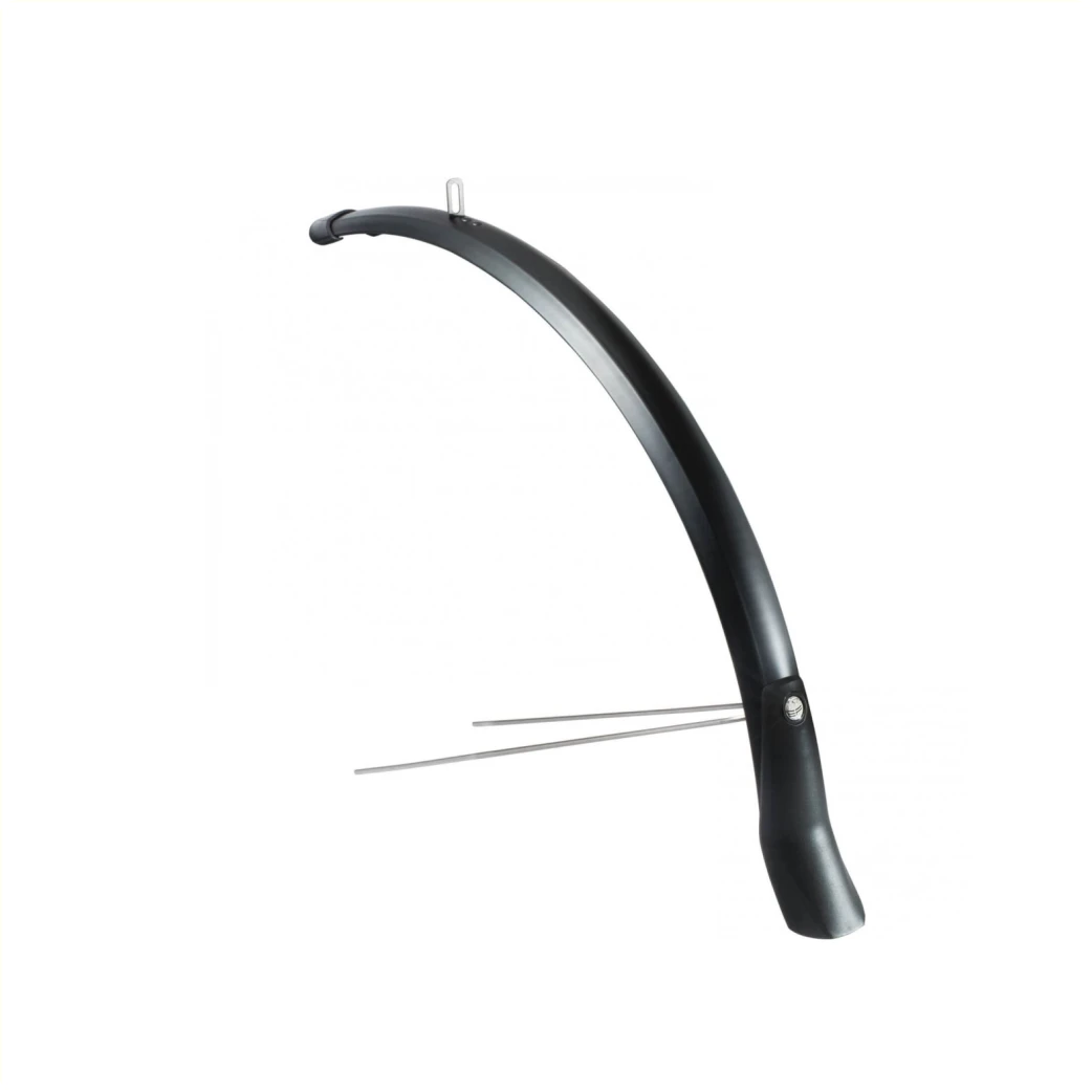 Eurofender Snello voorspatbord 28" 51mm breed, kleur: mat zwart kunststof - AE-trading