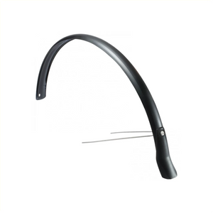 Eurofender Snello achterspatbord 28" 51mm breed, kleur: mat zwart kunststof - AE-trading