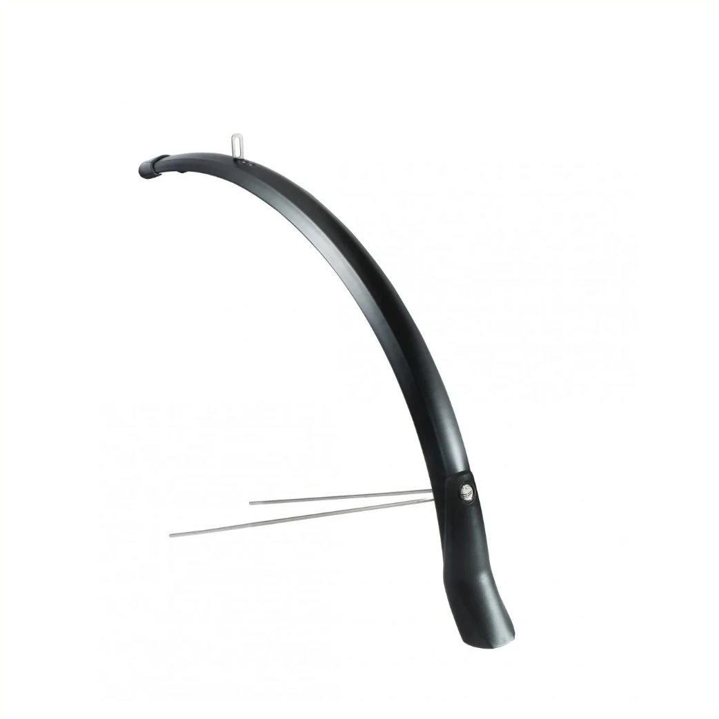 Eurofender Snello voorspatbord 28" 46mm breed, kleur: mat zwart kunststof - AE-trading