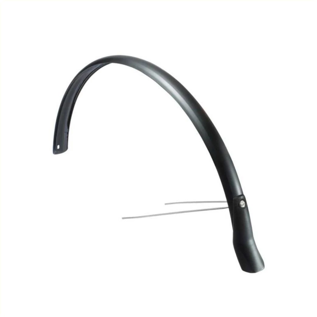 Eurofender Snello achterspatbord 28" 46mm breed, kleur: mat zwart kunststof - AE-trading