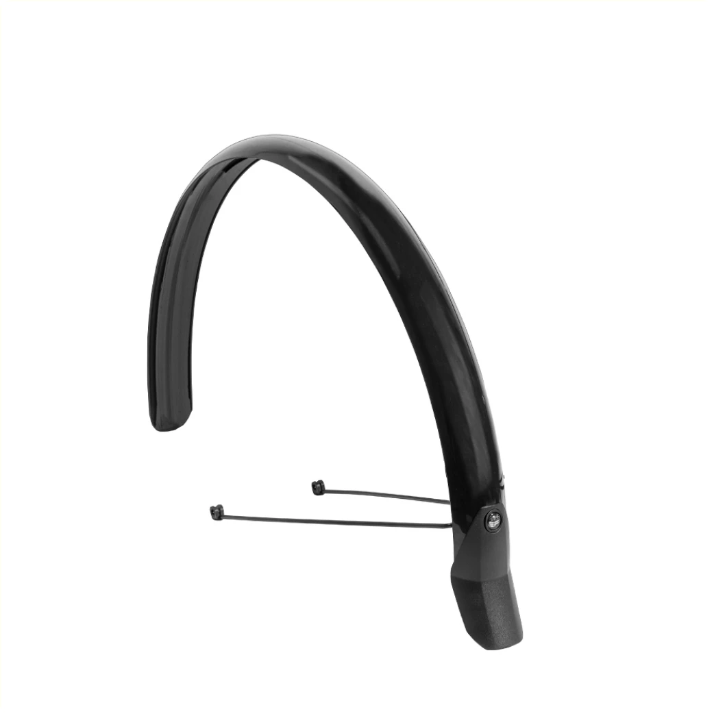Eurofender Lampo achterspatbord 28" 58mm breed, kleur: zwart kunststof - AE-trading