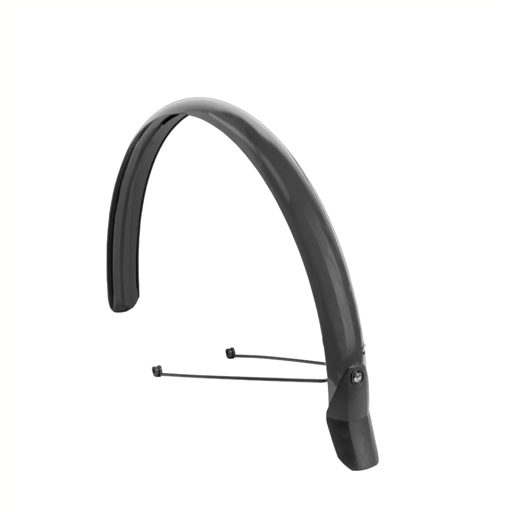 Eurofender Lampo achterspatbord 28" 58mm breed, kleur: mat zwart kunststof - AE-trading