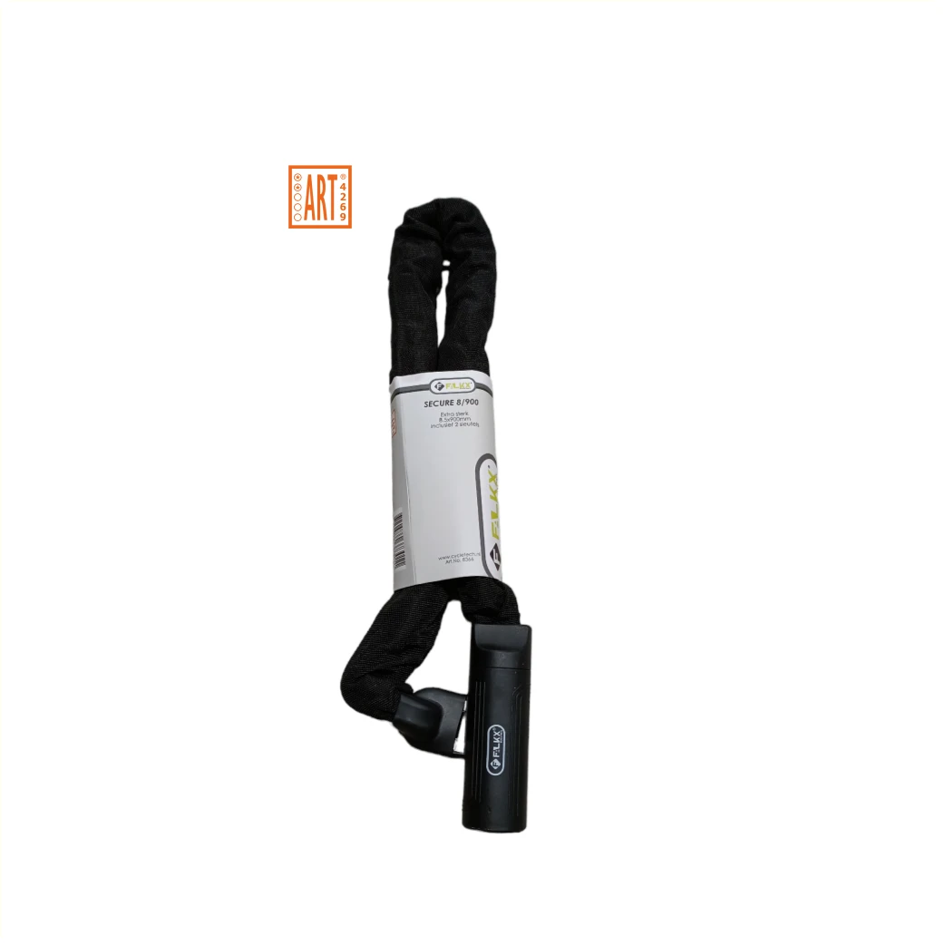 FALKX Ronin 8/900 Kettingslot zwart. Nylon hoes. ART** - AE-trading