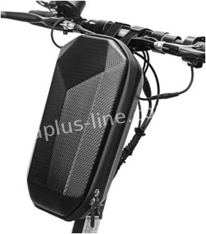 Stuurtasje Aplus Passend Op E Step/Kick Scooter/Fatbike (Type A) Carbon - AE-trading
