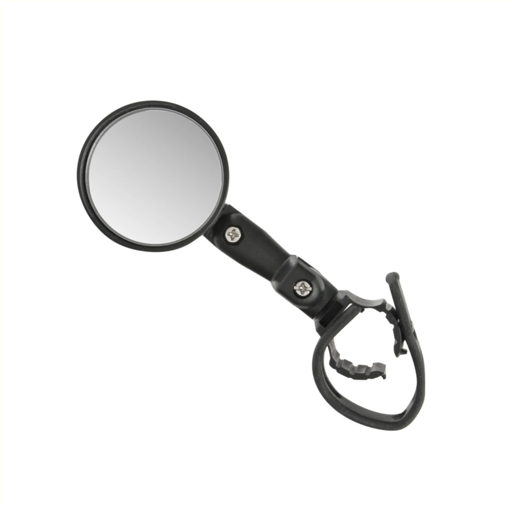 M-Wave Spy Mini spiegel, zwart. 3-dimensionaal verstelbaar. Diameter 46mmn . flexibele stuur bevestiging. - AE-trading