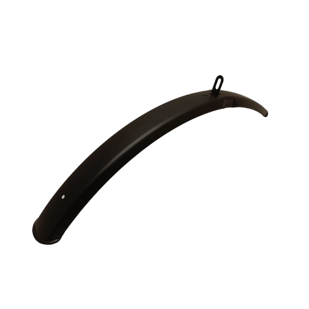 Spatbord voor. 60mm breed, mat zwart, voor oa Transportfietsen (Avalon Style en Cargo) - AE-trading