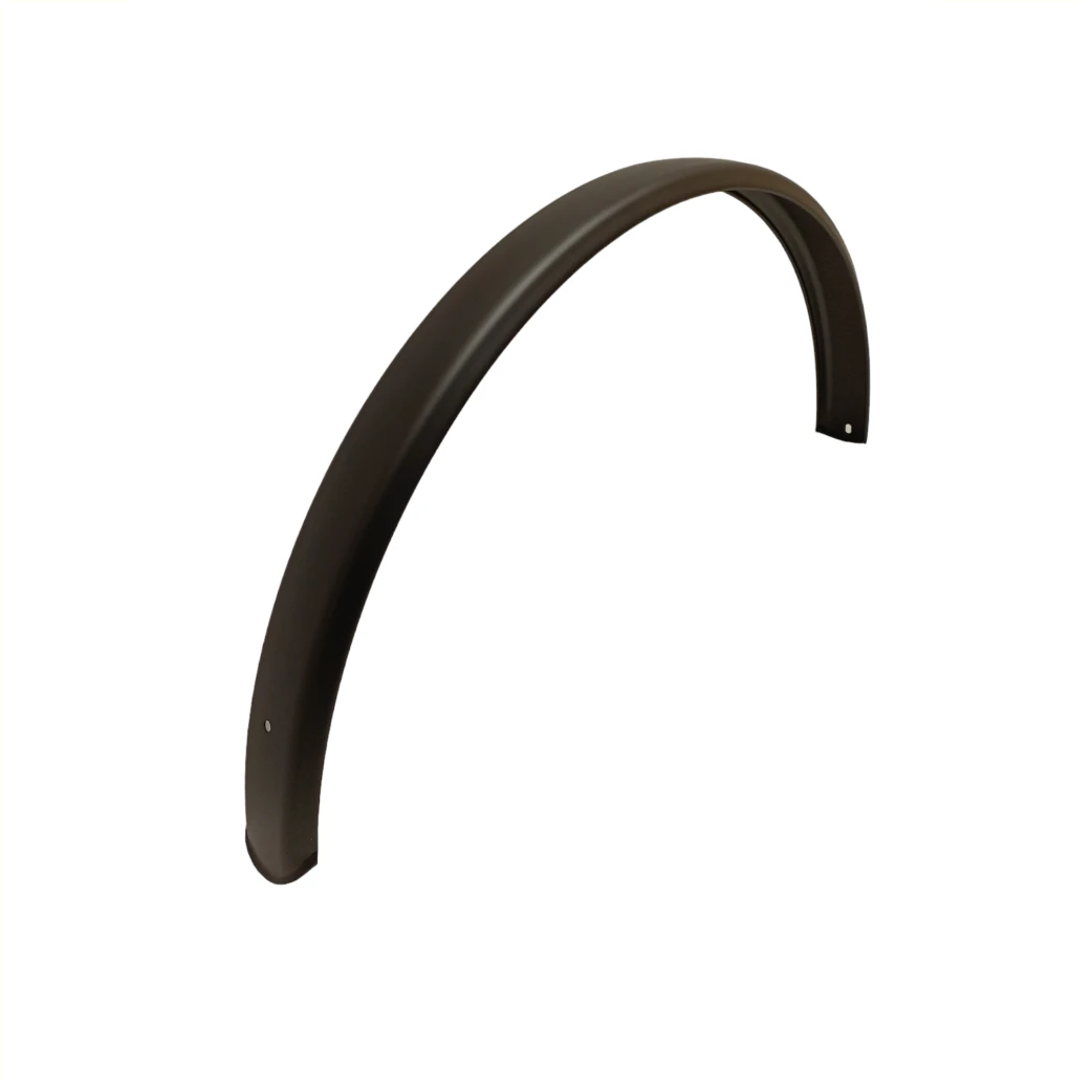 Spatbord achter. 60mm breed, mat zwart, voor oa Transportfietsen (Avalon Style en Cargo) - AE-trading