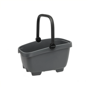 New Looxs mand Clipper MIK , antraciet. 49x37x29cm 28L (buitenwerkse maten) gemaakt van recycled plastic. Te gebruiken icm met een MIK bagagedrager - AE-trading
