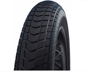 Buitenband: Schwalbe Super Moto Fatbike. Kleur: Zwart met reflectie Maat: 20x4.00, ETRTO 100-406 - AE-trading