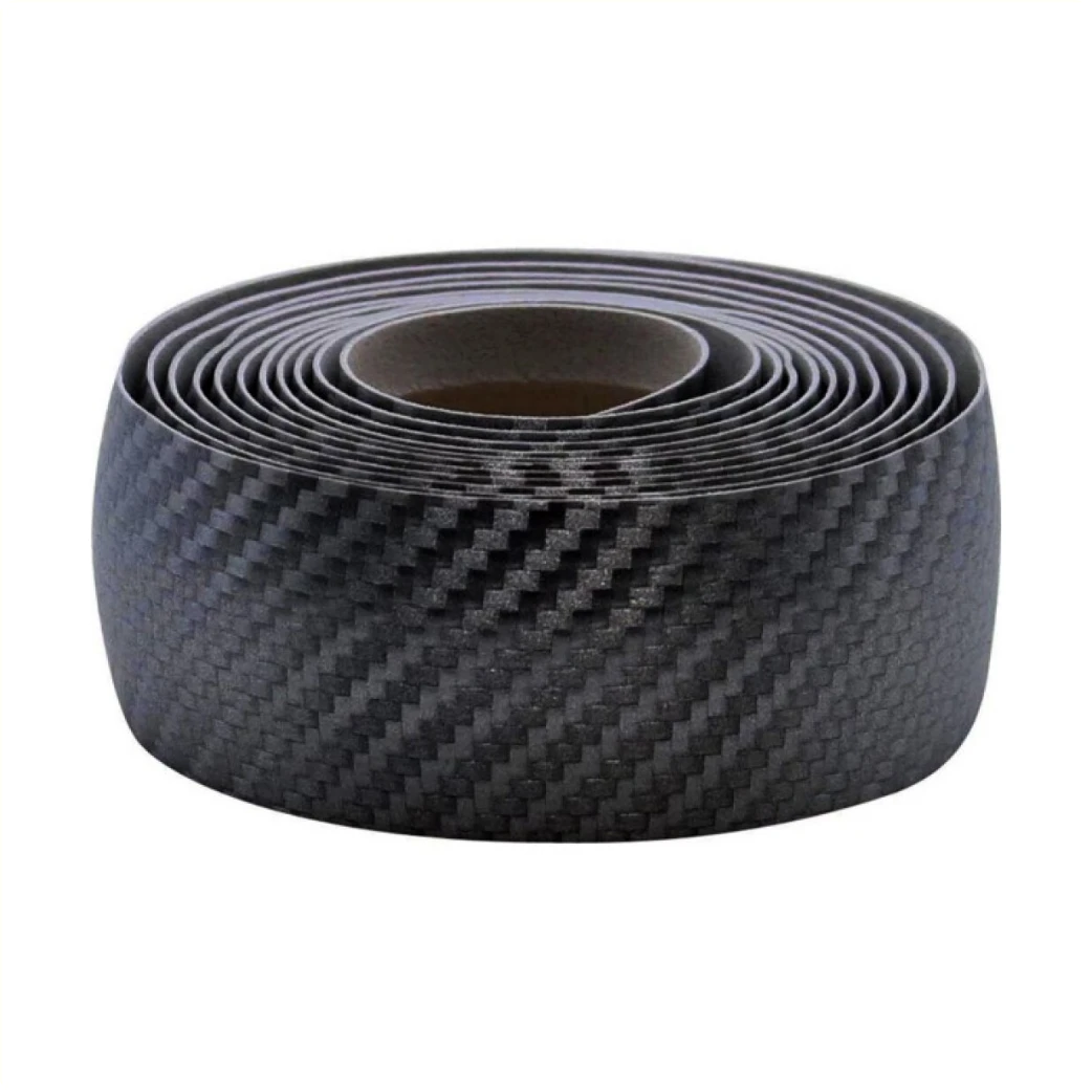 Tecora stuurlint Carbon-look ø2.5x30mm 2.00m, zwart - AE-trading