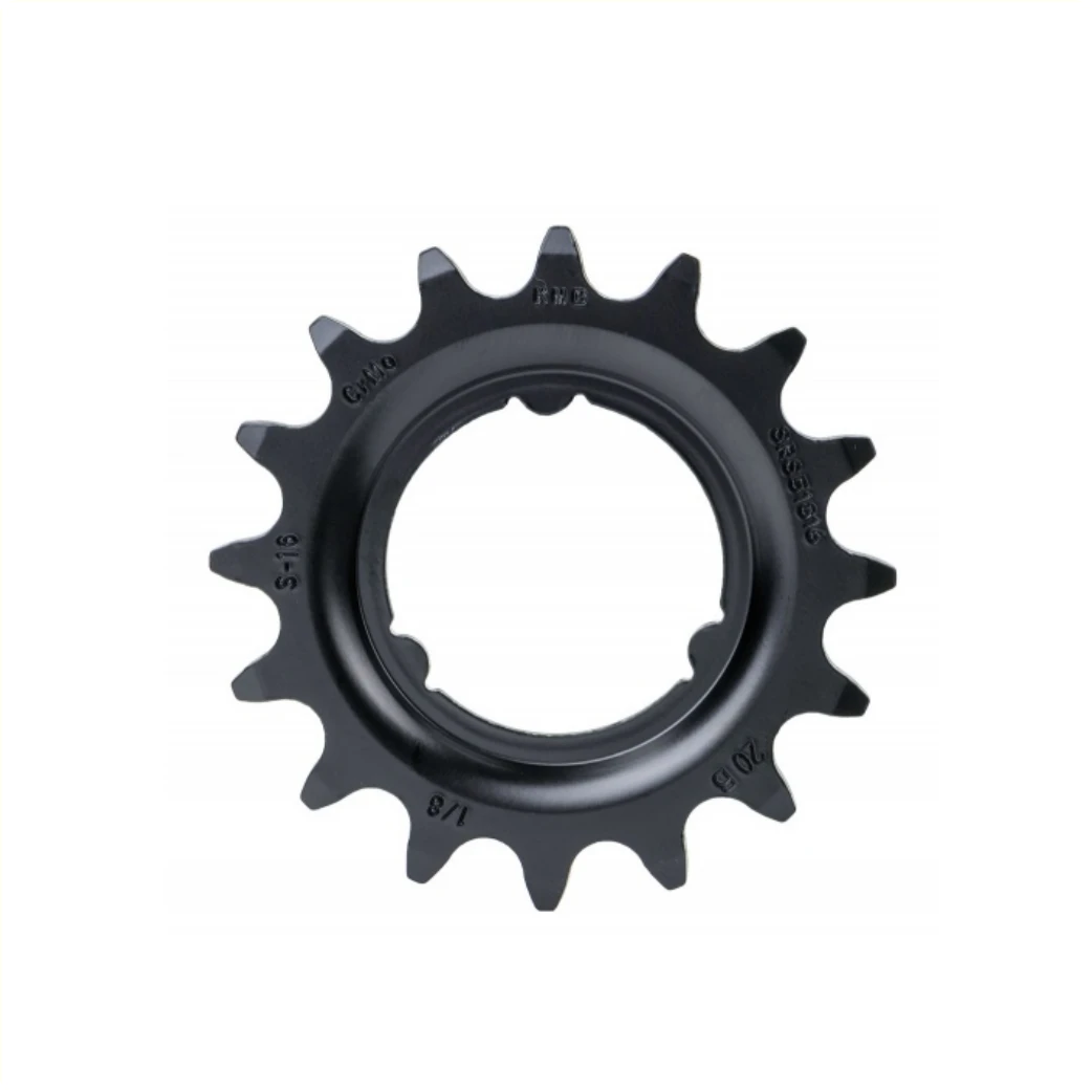 KMC tandwiel 16T Shimano, voor shimano versnellingsnaven. 1/2x1/8. gehard chromly staal, zwart - AE-trading