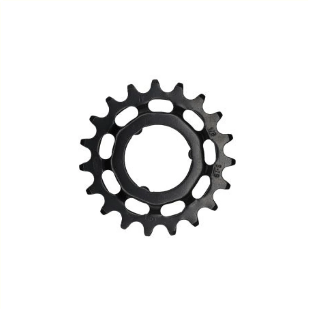 KMC tandwiel 19T Shimano, voor shimano versnellingsnaven. 1/2x1/8. gehard chromly staal, zwart - AE-trading