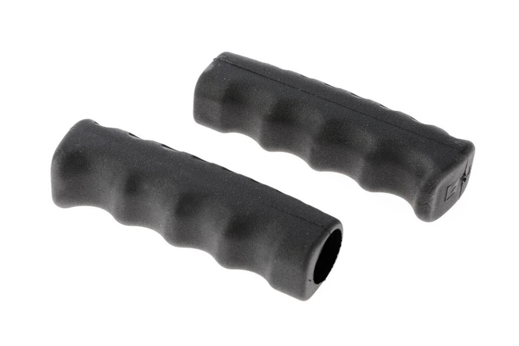 Westphal handvatten 'model Batavus' 110/110mm, zwart met vingernok grip (werkplaatsverpakking) - AE-trading