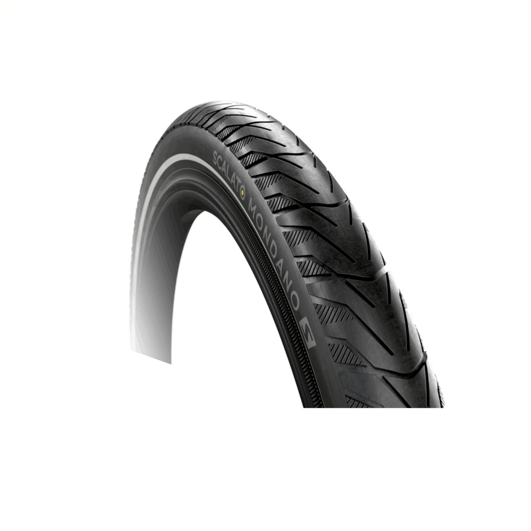 Buitenband: Scalato Mondano (anti-lek) Kleur: zwart met reflectie Maat: 28x1.75 ETRTO 47-622 - AE-trading