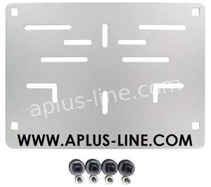 Kentekenplaathouder Motor (Be) Aluminium 16x21 Cm Bedrukt - AE-trading