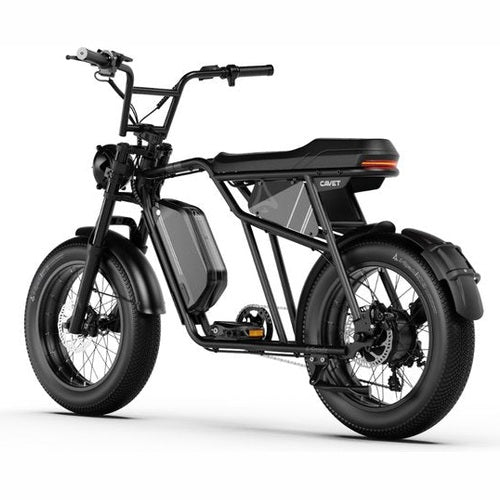 A-Spadz CAVET Air Fatbike - 20 Inch - 250W Motor - 7 Versnellingen - 100 km Actieradius - Hydraulische Schijfremmen - Zwart