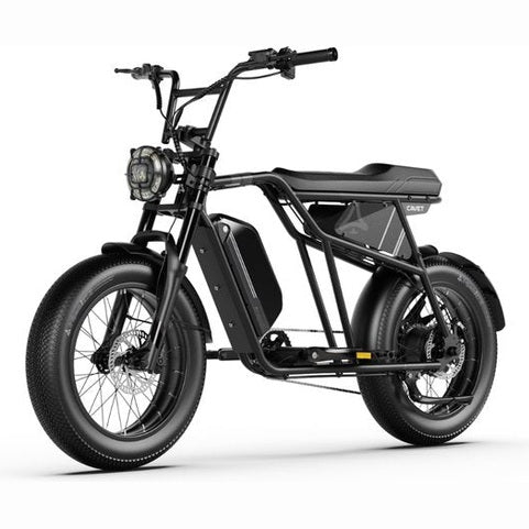 A-Spadz CAVET Air Fatbike - 20 Inch - 250W Motor - 7 Versnellingen - 100 km Actieradius - Hydraulische Schijfremmen - Zwart