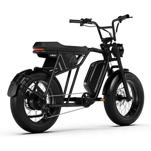 A-Spadz CAVET Air Fatbike - 20 Inch - 250W Motor - 7 Versnellingen - 100 km Actieradius - Hydraulische Schijfremmen - Zwart - AE-trading