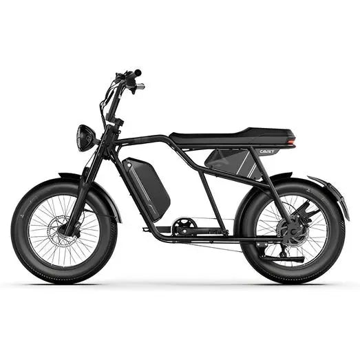 A-Spadz CAVET Air Fatbike - 20 Inch - 250W Motor - 7 Versnellingen - 100 km Actieradius - Hydraulische Schijfremmen - Zwart - AE-trading