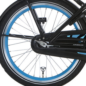 Alpina achterwiel 20 remnaaf sea green zink spk - AE-trading