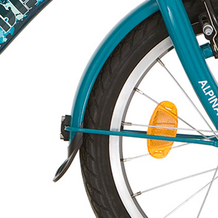 Alpina spatbord set 16 GP turquoise - AE-trading