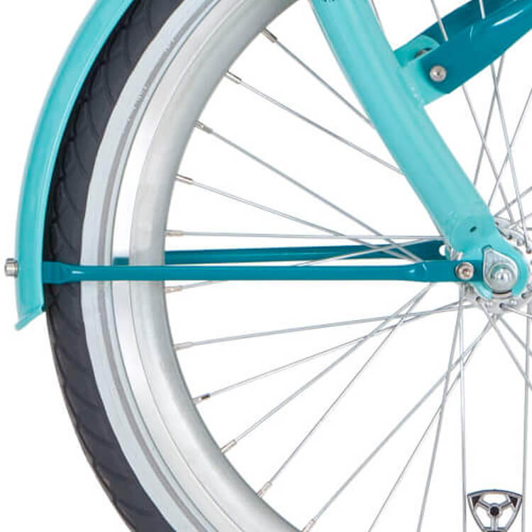Alpina spatbordstang set 20 Clubb turquoise - AE-trading
