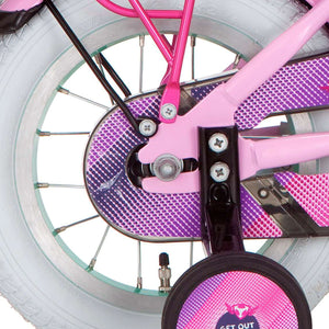 Alpina achterwiel 12 remnaaf GirlPower mint zink spk - AE-trading