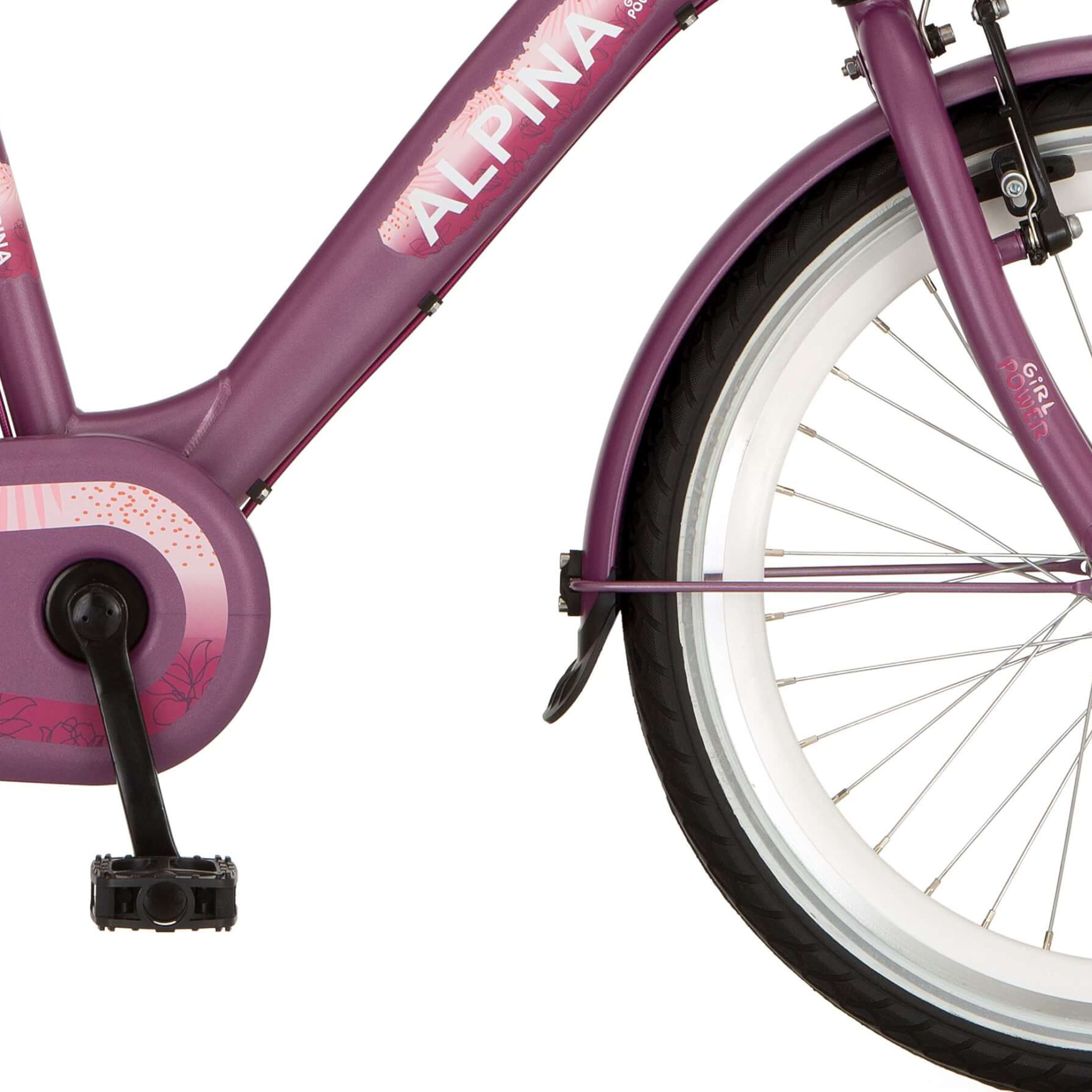 Alpina spatbord set 22 GP vivid purple matt - AE-trading