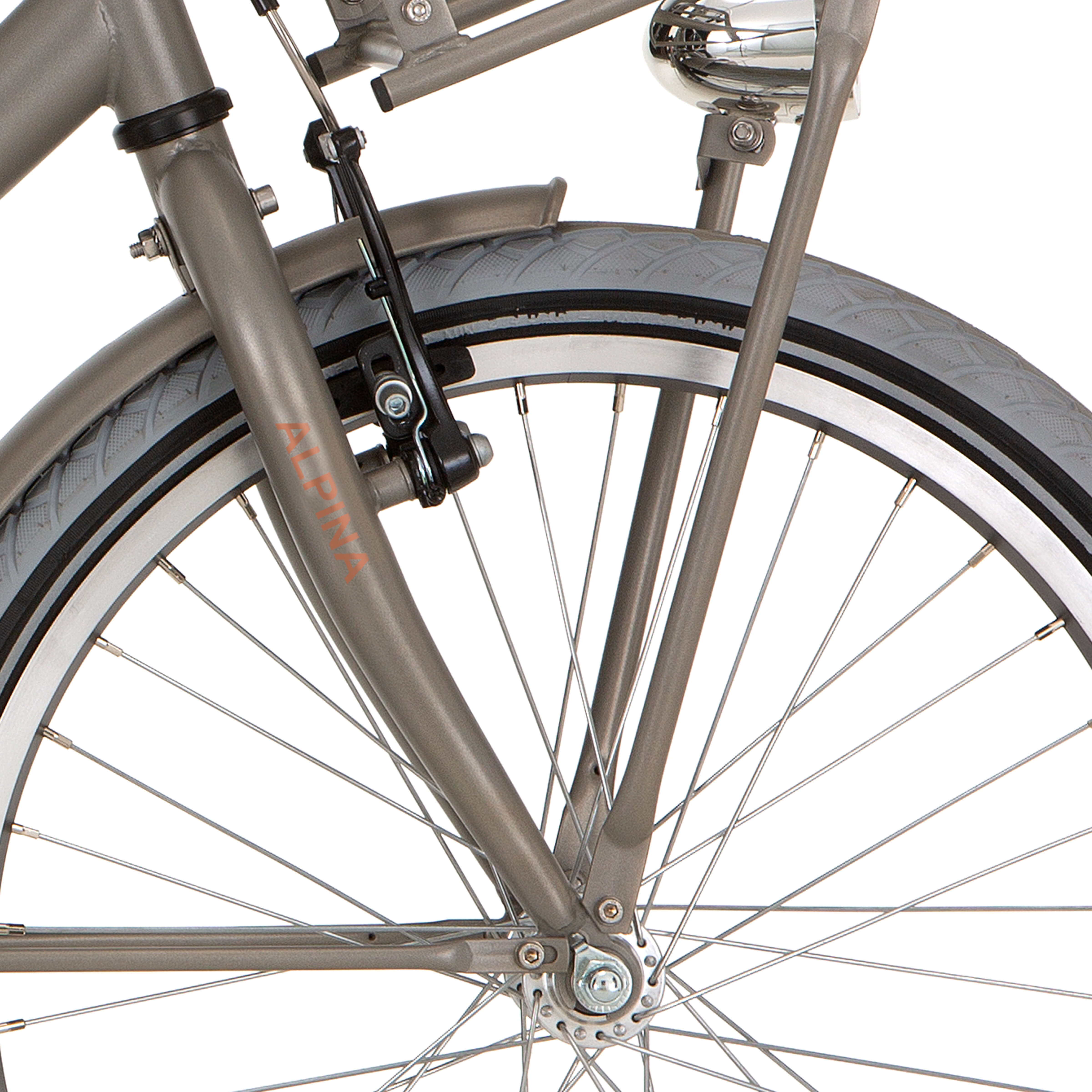 Alpina voorvork 20 Cargo M vintage gold met matt - AE-trading