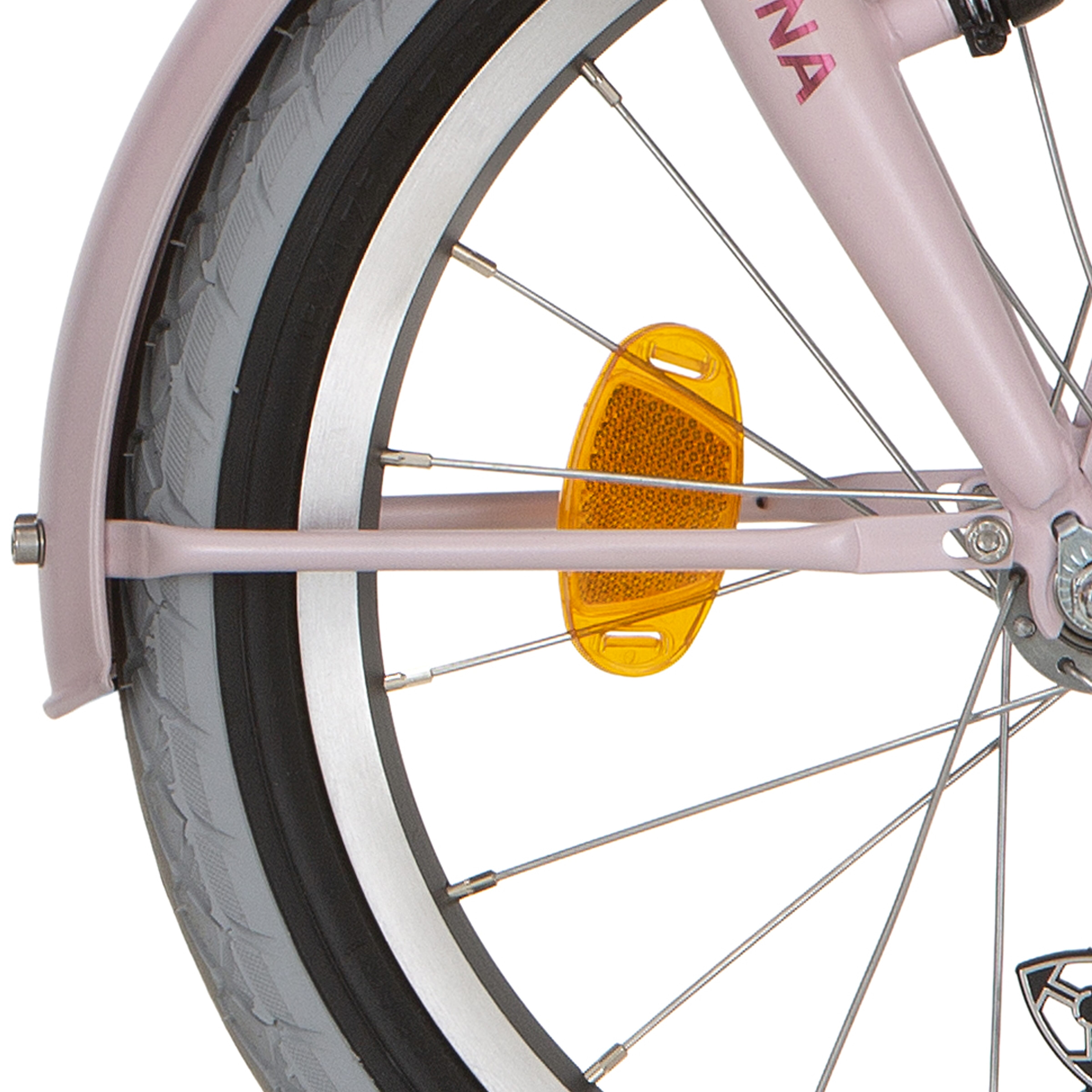 Alpina spatbordstang set 18 Cargo pearl pink met matt - AE-trading