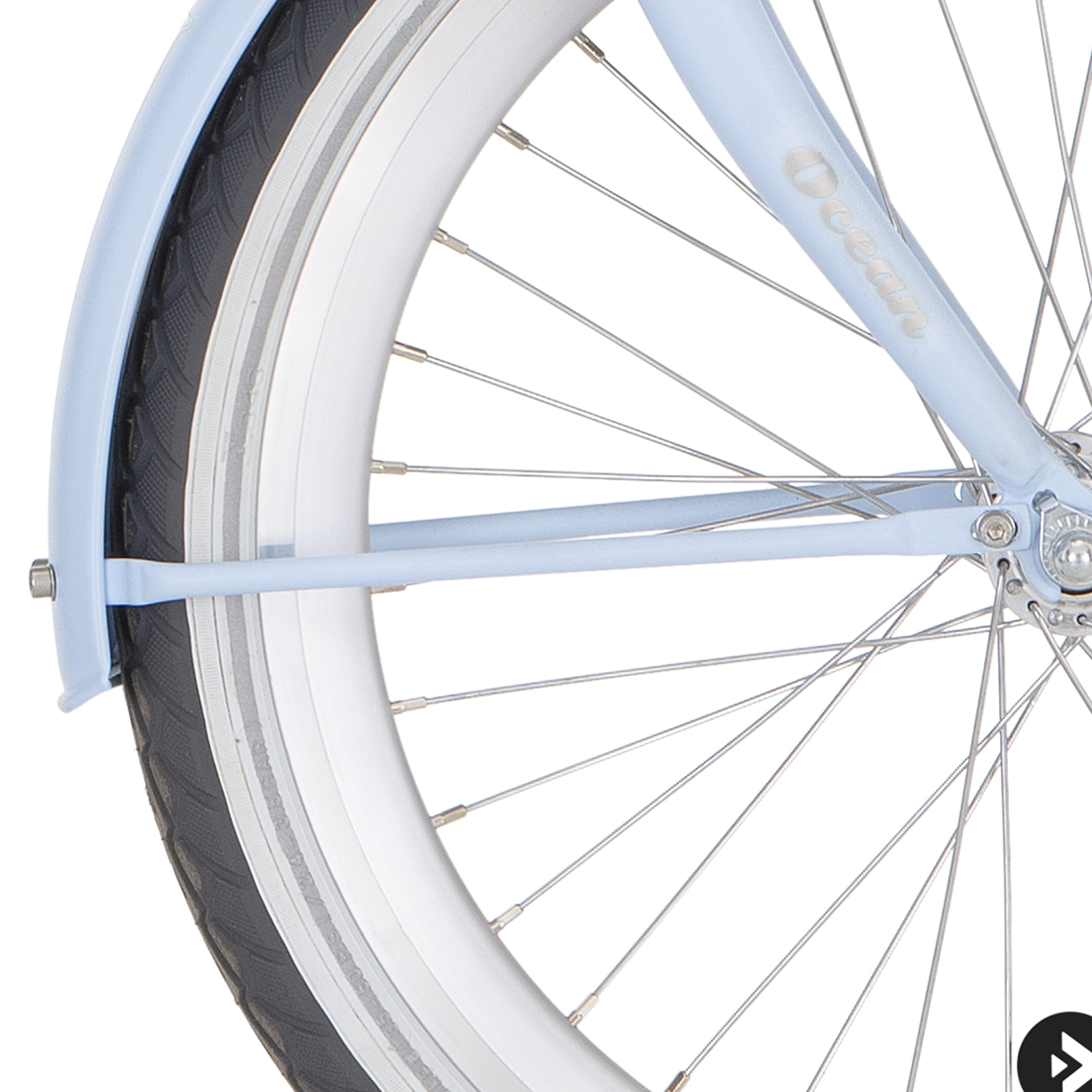 Alpina spatbordstang set 20 Ocean ice blue matt - AE-trading
