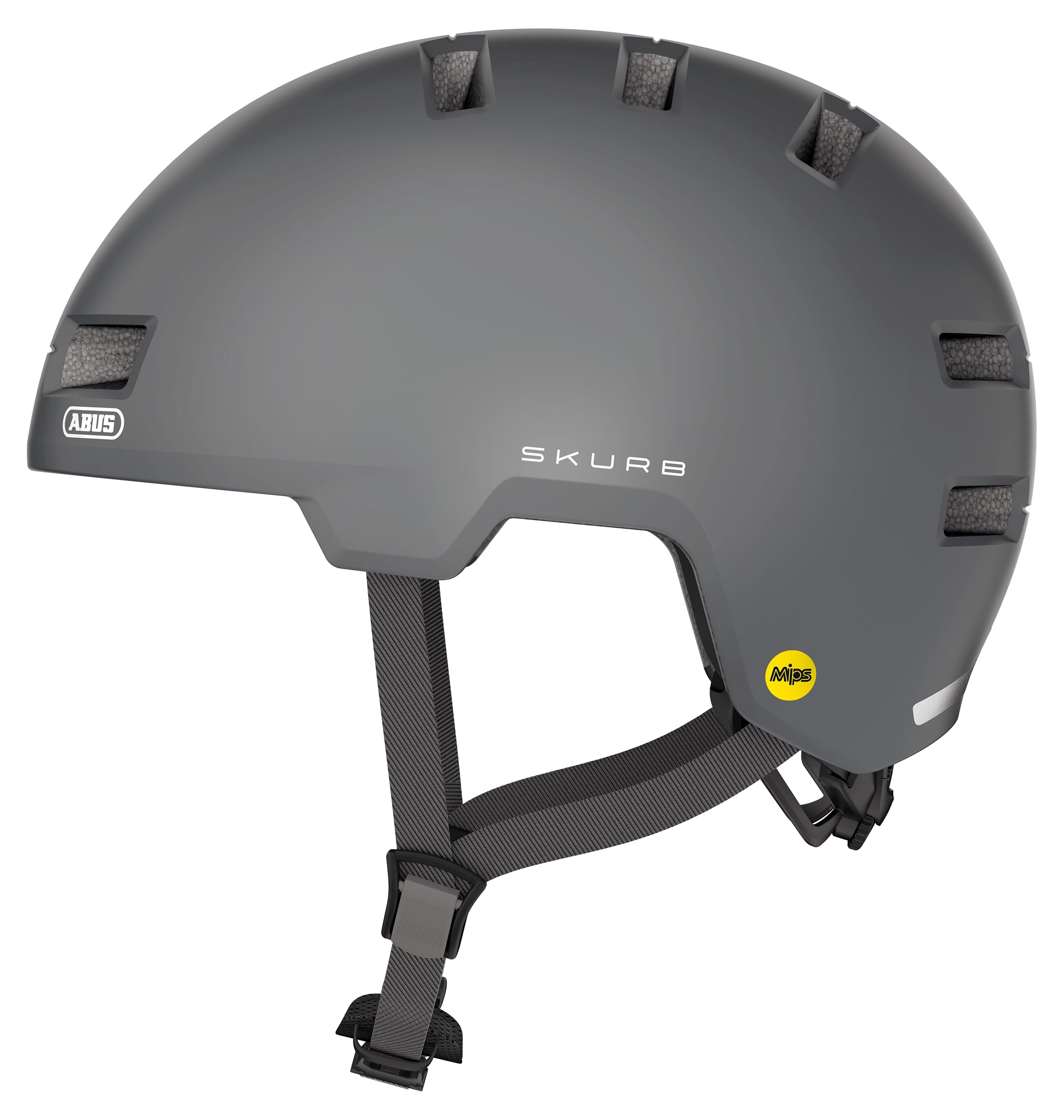 Abus helm Skurb MIPS concrete grey M 55-59cm - AE-trading