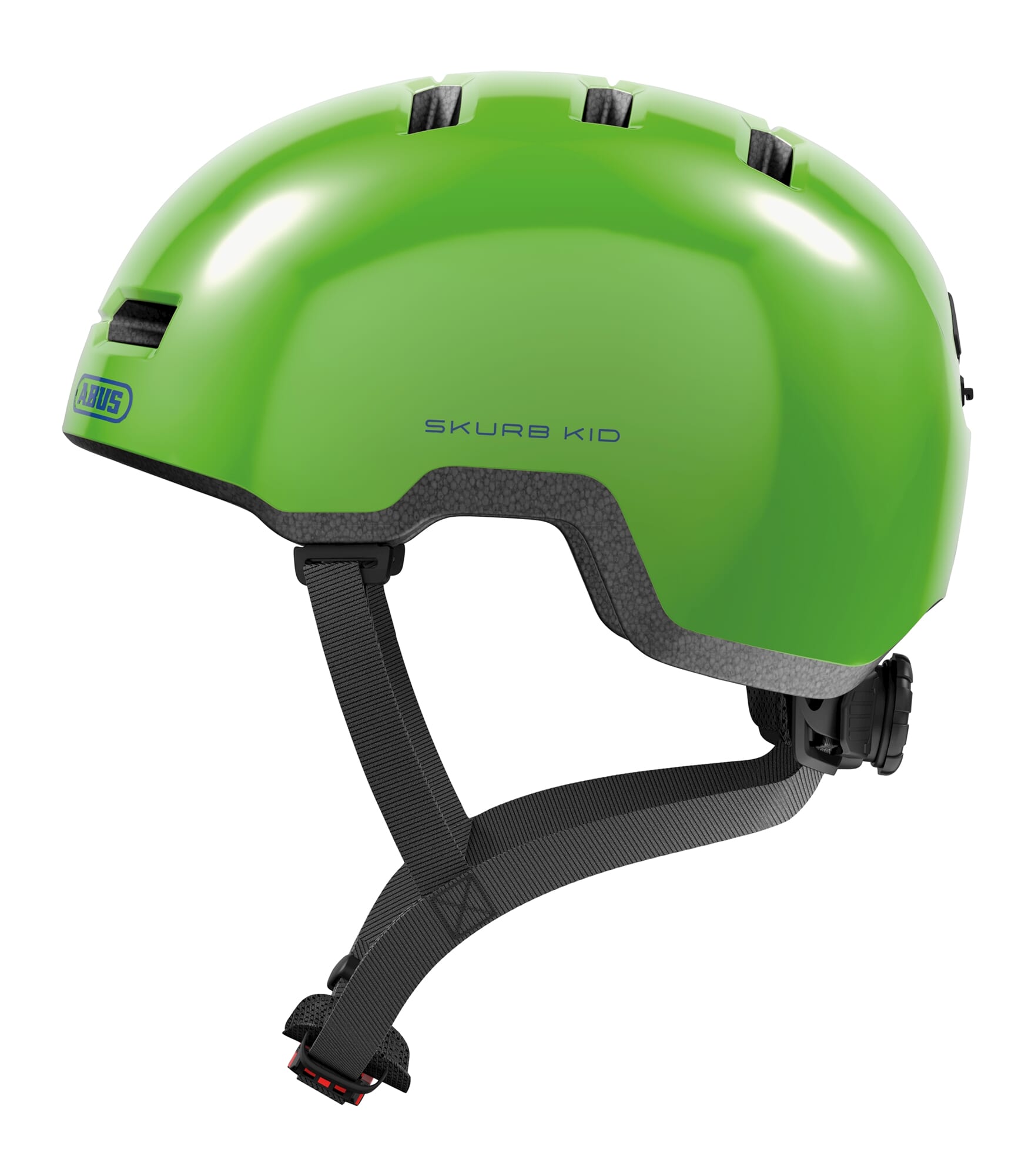 Abus helm Skurb Kid shiny green M 50-55cm - AE-trading