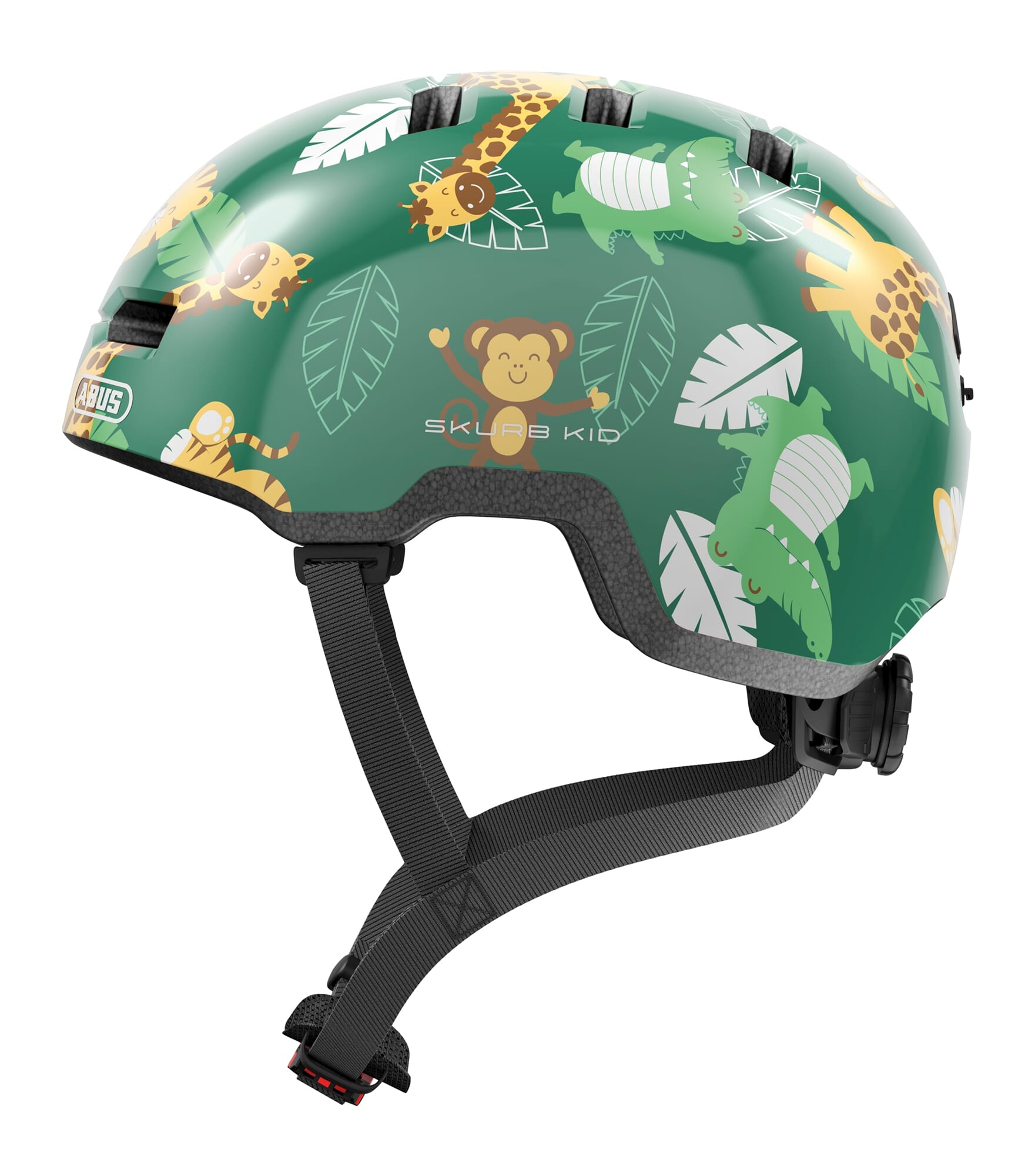 Abus helm Skurb Kid green jungle M 50-55cm - AE-trading