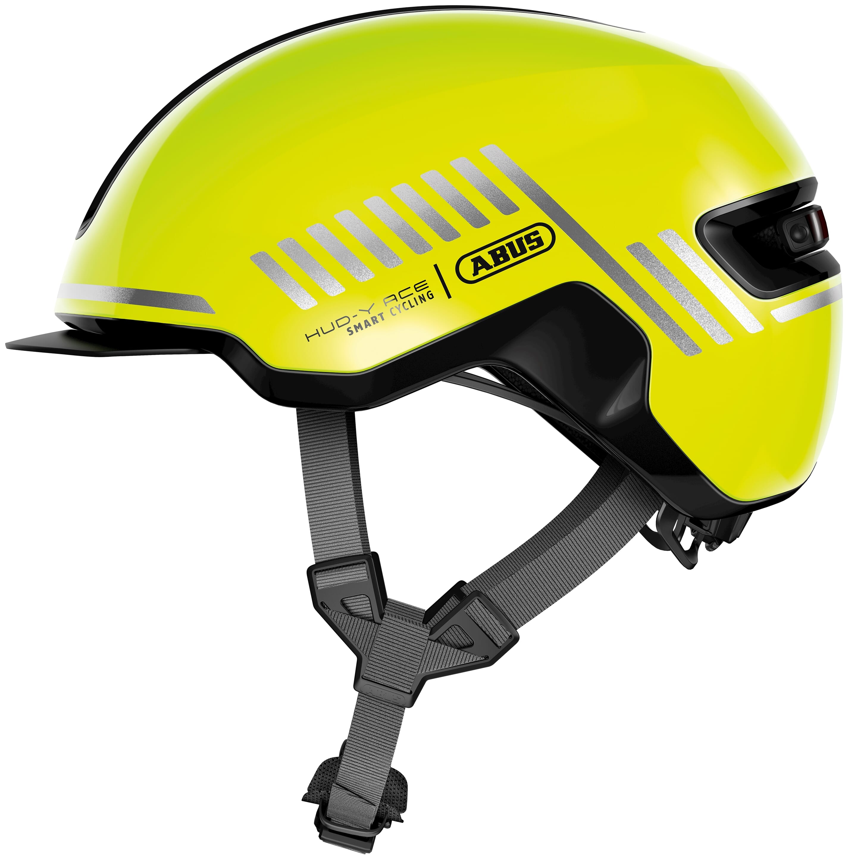Abus helm HUD-Y signal yellow M 54-58cm - AE-trading