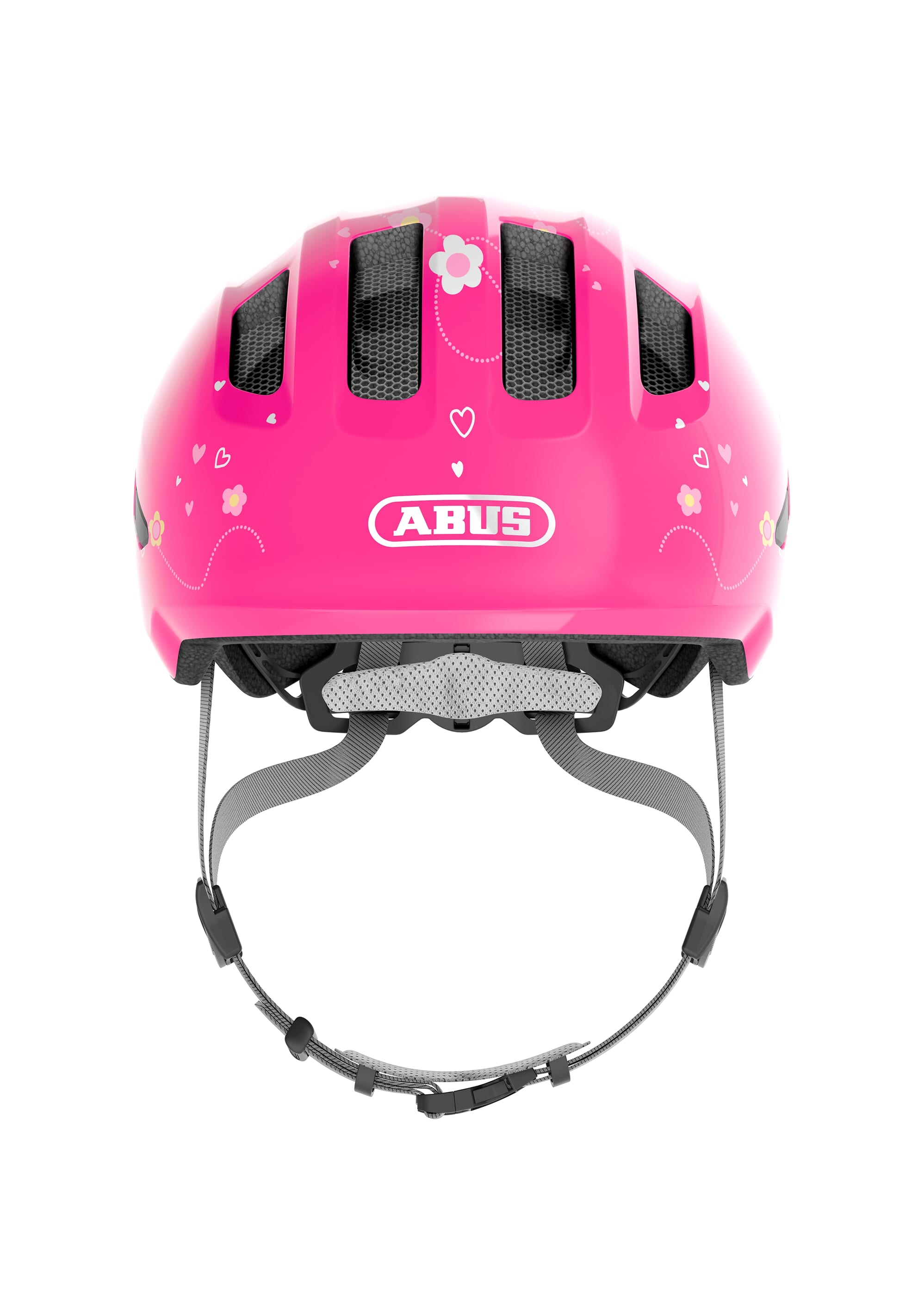 Abus helm Smiley 3.0 pink butterfly M 50-55cm - AE-trading