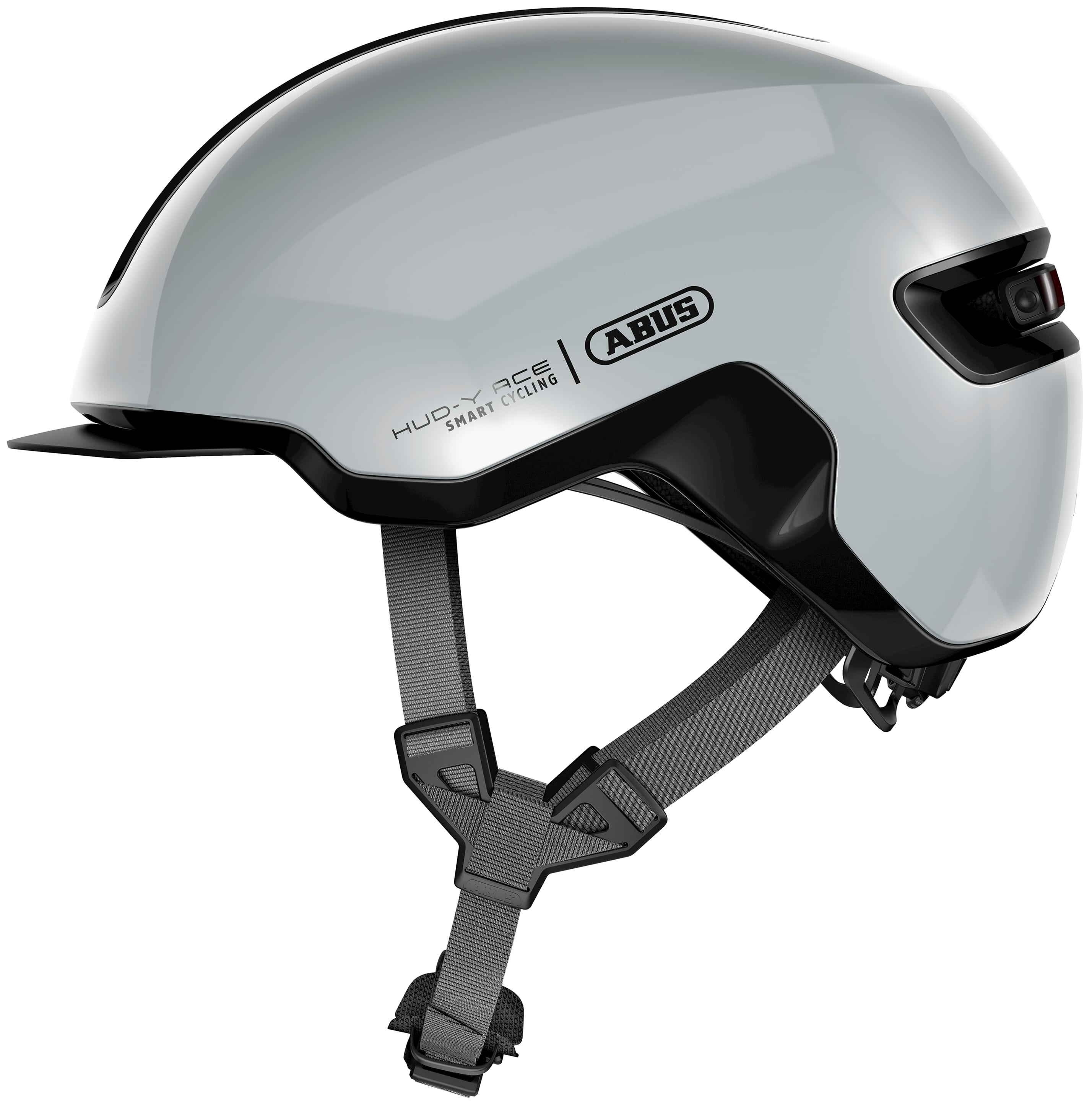 Abus helm HUD-Y race grey M 54-58cm - AE-trading