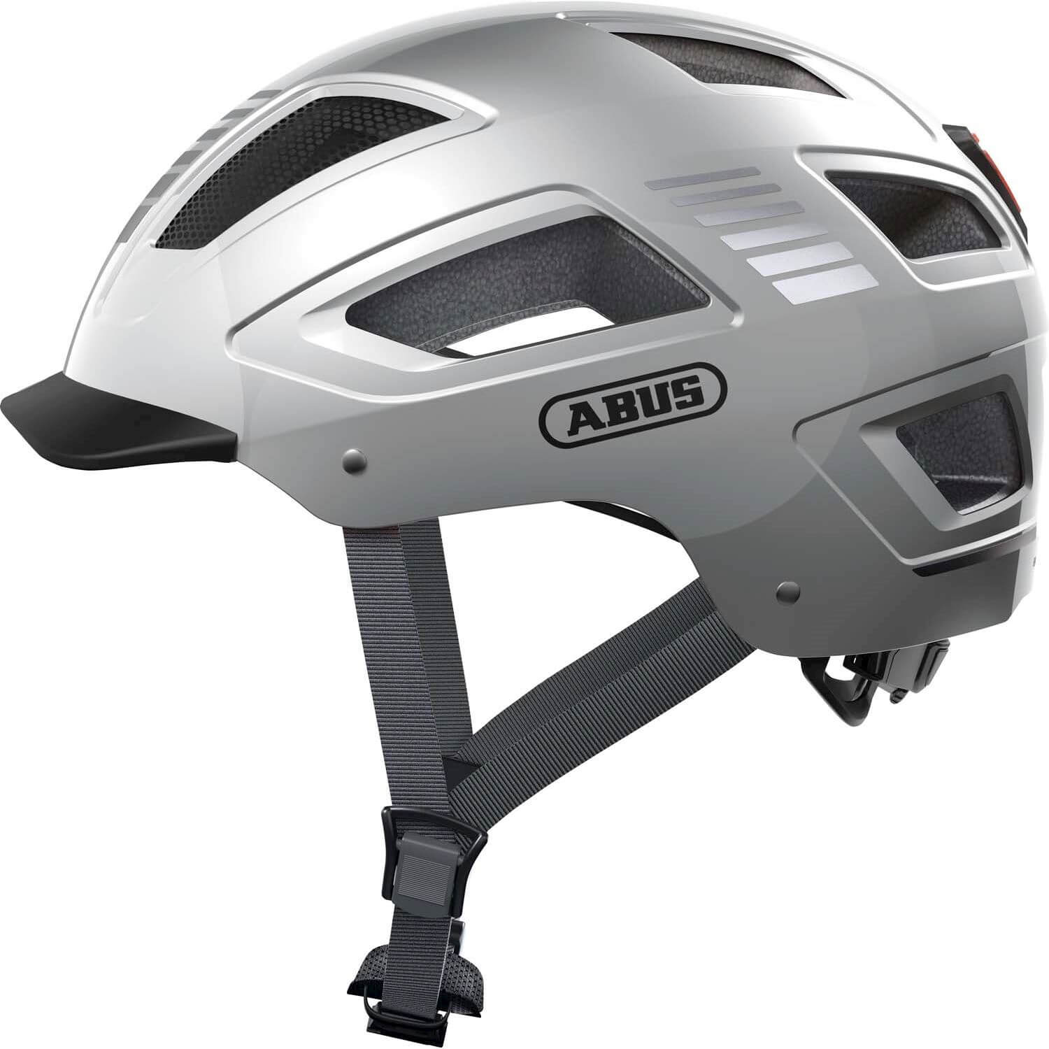 Abus helm Hyban 2.0 signal silver M 52-58cm - AE-trading