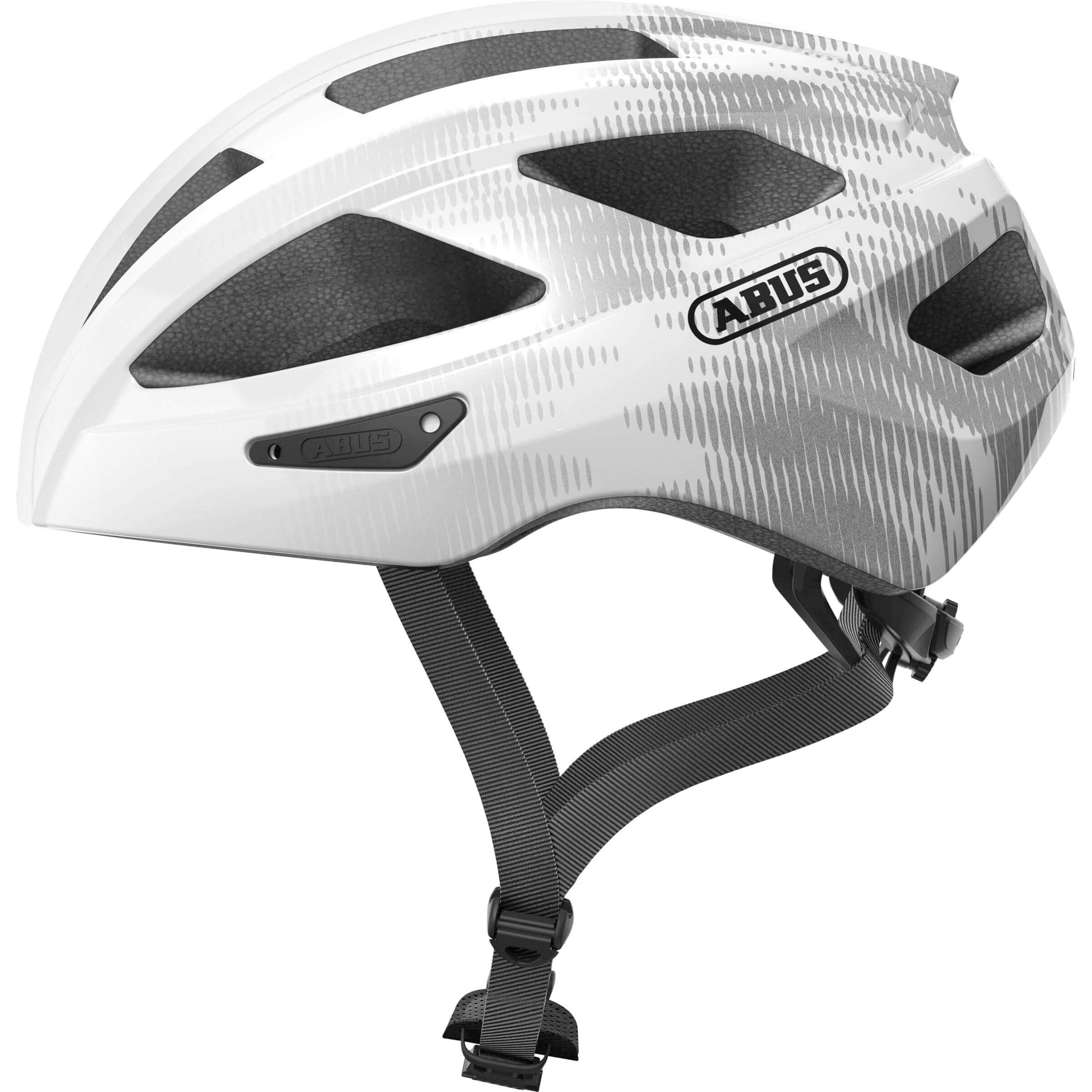 Abus helm Macator white silver L 58-62cm - AE-trading