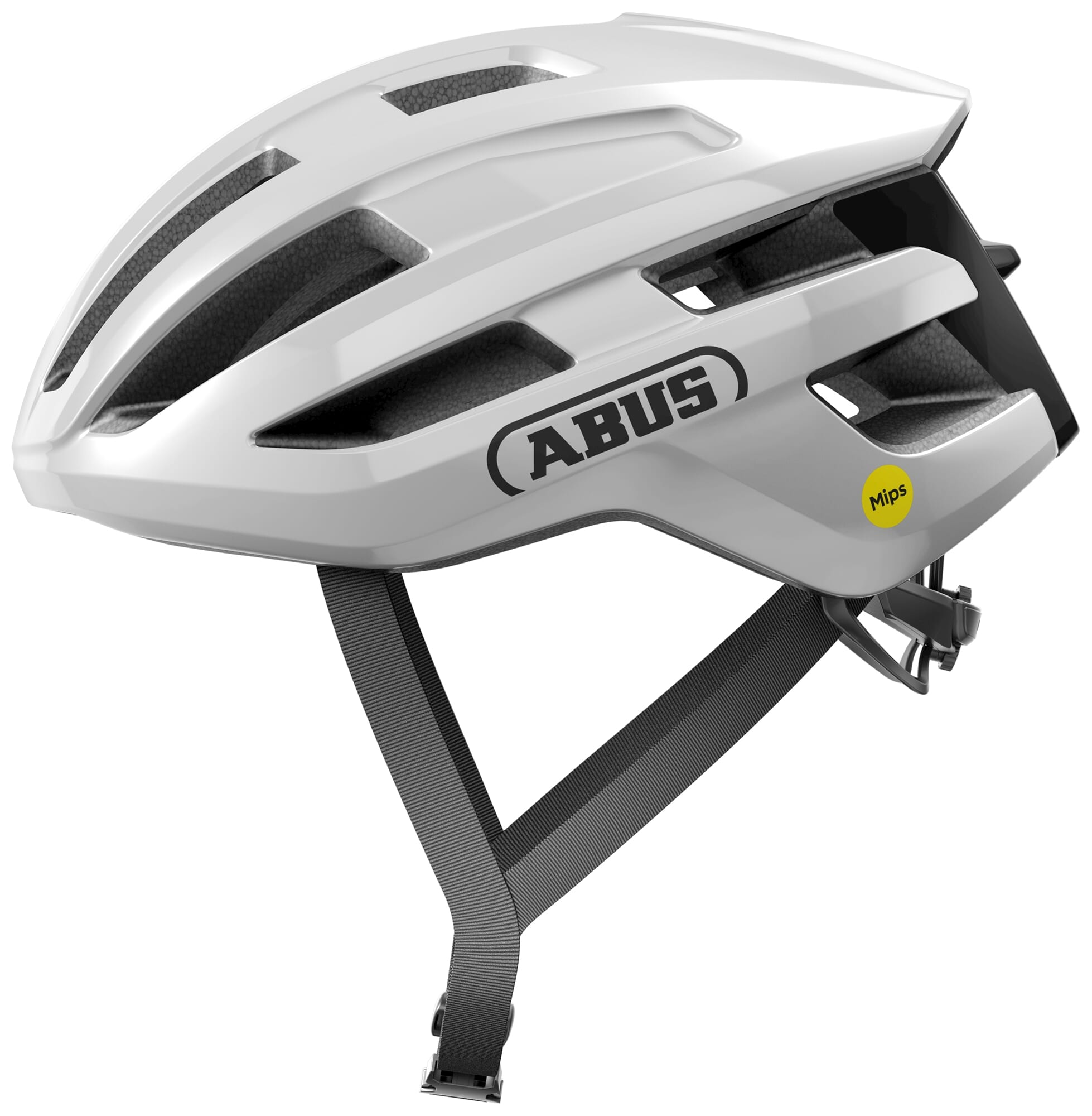 Abus helm PowerDome MIPS shiny white M 54-58cm - AE-trading