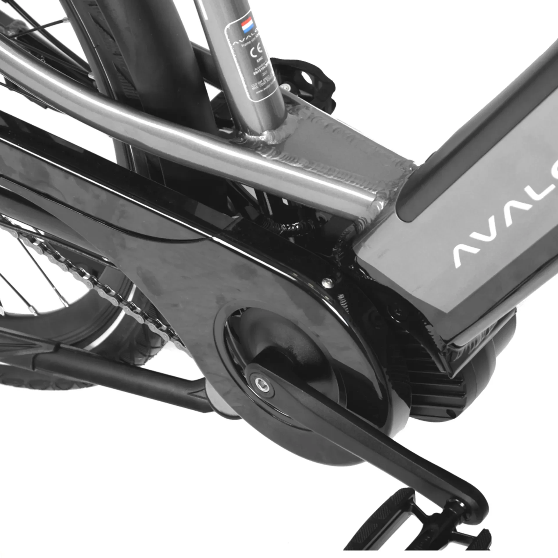 AVALON E-Load M300 - Zwart/Antraciet - 50cm - 15Ah Accu - AE-trading