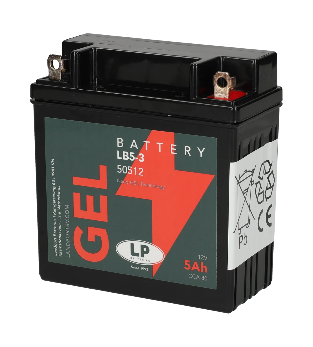 Accu Landport Gel Mg5 L Bs C / Ltx5 3/Mg/Gtx5 3 - AE-trading