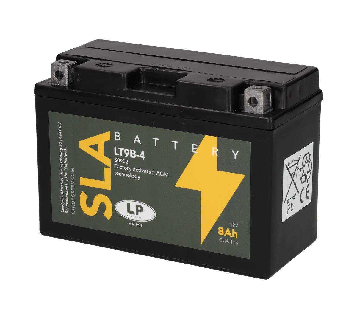 Accu Landport Sla Yt9 B 4 / Lt9 B 4 - AE-trading