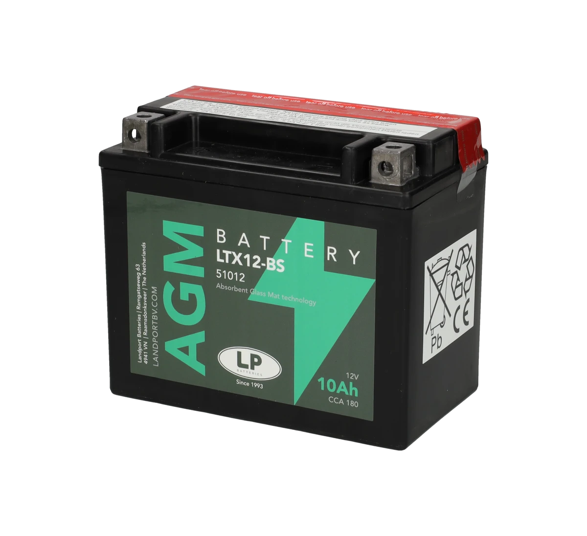 Accu Landport Ytx12 Bs / Ltx12 Bs - AE-trading