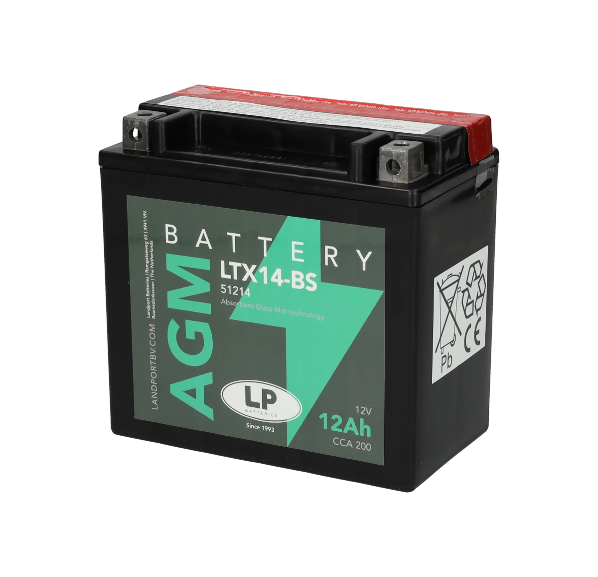Accu Landport Ytx14 Bs / Ltx14 Bs - AE-trading