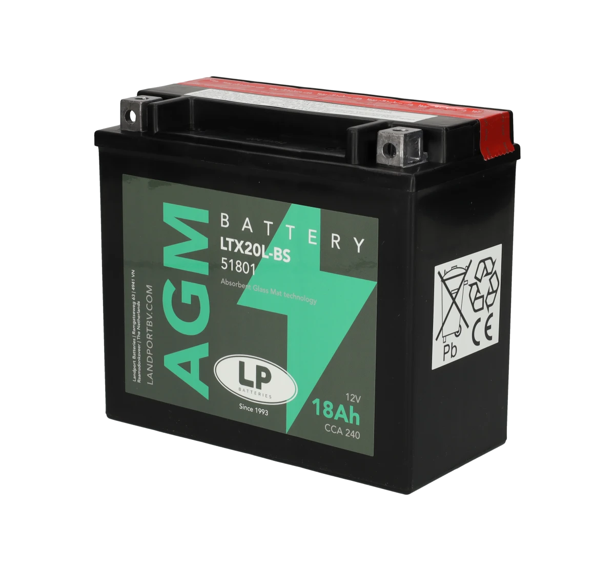 Accu Landport Ytx20 L Bs / Ltx20 L Bs - AE-trading