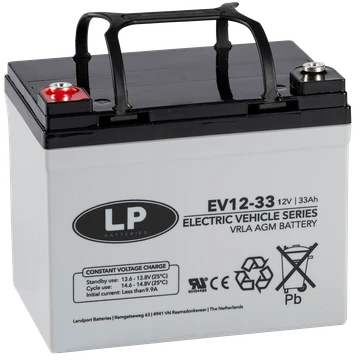 Accu Lp12 33 T6 / Vrla Ev12033 T6 (Enkel Op Bestelling) - AE-trading